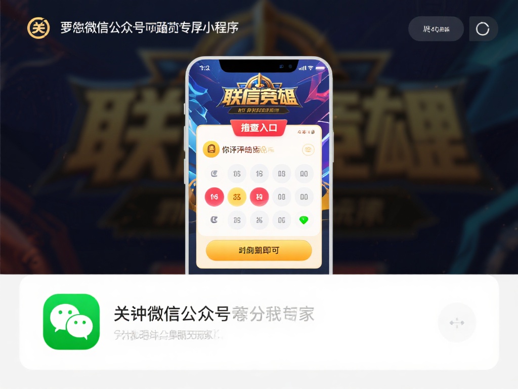 想要参与英雄联盟微信竞猜，步骤非常简单。首先，关注