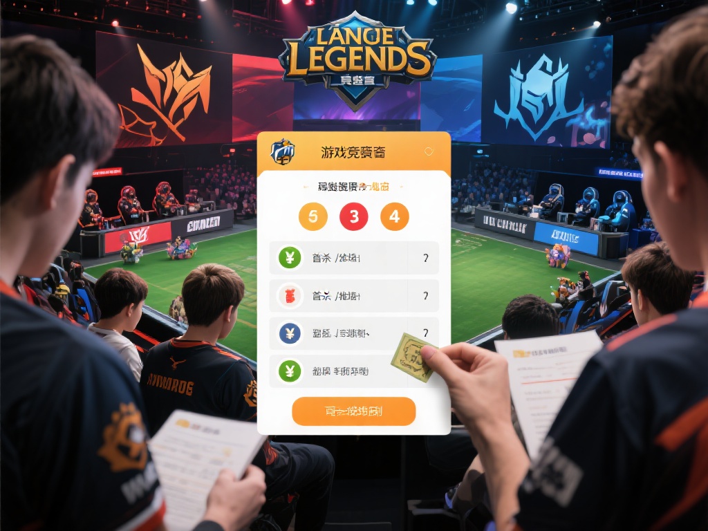 游戏竞猜，简单来说，就是对电竞赛事结果进行预测并投